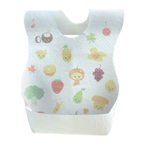 Baby disposable bibs baby eating waterproof rice bag childrens smock large summer thin breathable summer
