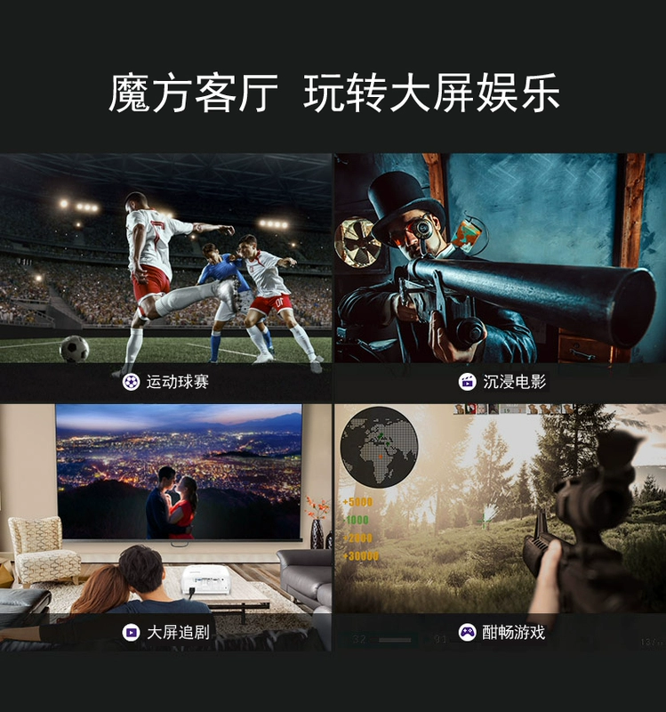 Máy chiếu BenQ Máy chiếu BenQ TK800 gia đình 4K máy chiếu HDR cực rõ ràng 1080P Rạp chiếu phim 3D Blu-ray - Máy chiếu