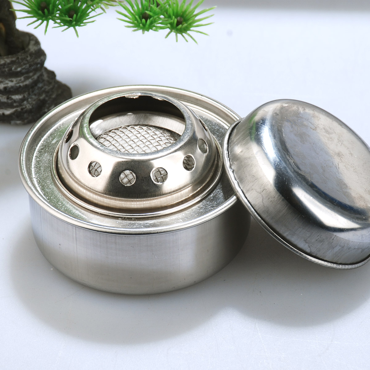 Blue whale stainless steel liquid alcohol furnace heart solid paste eco-friendly fuel furnace core accessories multi-style