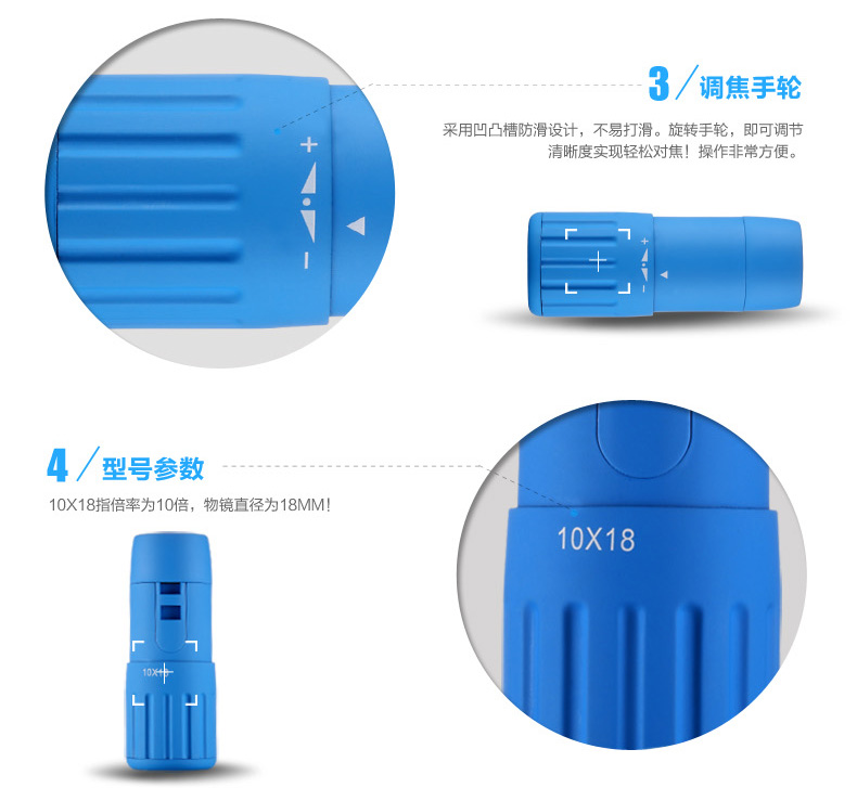 Ngàn đại bàng Miles Eagle Pocket Mini Ống nhòm Công suất cao HD Ánh sáng ban đêm Tầm nhìn rộng Góc nhìn rộng Kính viễn vọng tập trung một mắt - Kính viễn vọng / Kính / Kính ngoài trời giá kính thiên văn
