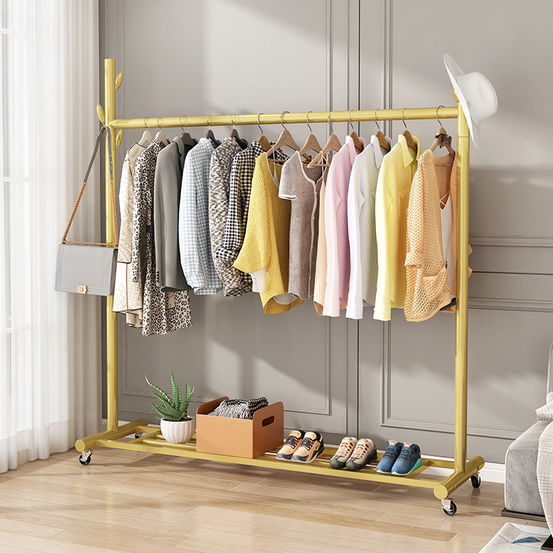 Household floor hanger bedroom storage box box rack dormitory clothes rack artifact hanging clothes quilt hanger - Taobao