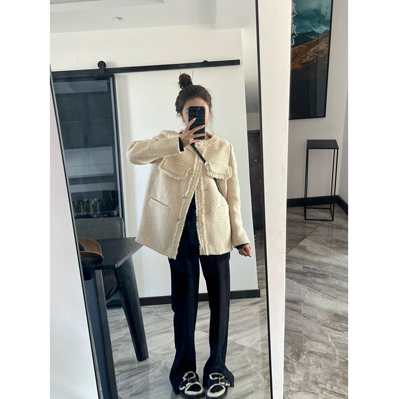 Xiaoxiangfeng short jacket women's 2022 spring and autumn new hot style niche tops super good-looking retro high-end sense fried street