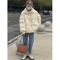 Cotton clothes cotton clothes woman 2021 Winter new exploits design sensation small crowdcotton padded jacket Short style Bread Day System Thickened