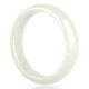 Genuine Afghan white jade bracelet for women, large diameter real jade bracelet, mother's style Wangfu jade bracelet for girls