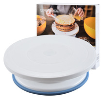 Cake Turntable Framed rotary table Professional Home made Cake Turntable Baking Tool With Anti Slip Strips Send Brush Raver