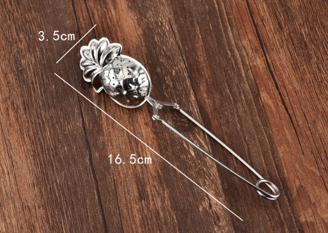 Trà Artifact 304 Thép không gỉ Trà bóng Trà lọc cá tính sáng tạo Trà vàng Bộ trà bóng bộ ấm trà