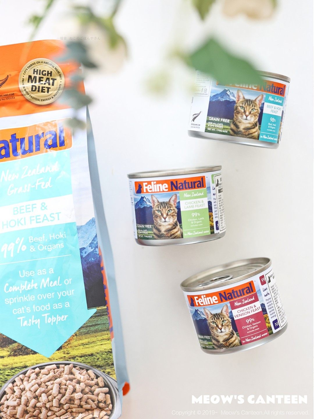 One meats New Zealand K9 Natural natural no cereals No glue staple food fresh cat cans 85170g