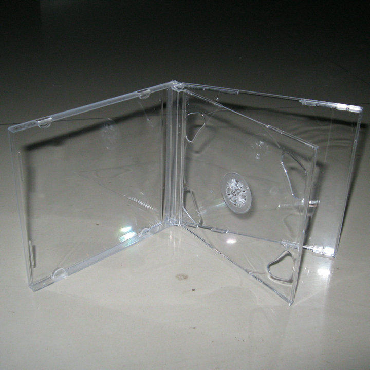 South China Sea Industry 08 Dual - Piece Box CD DVD Box Thick Dual - Transparent Disc Box 1 35
