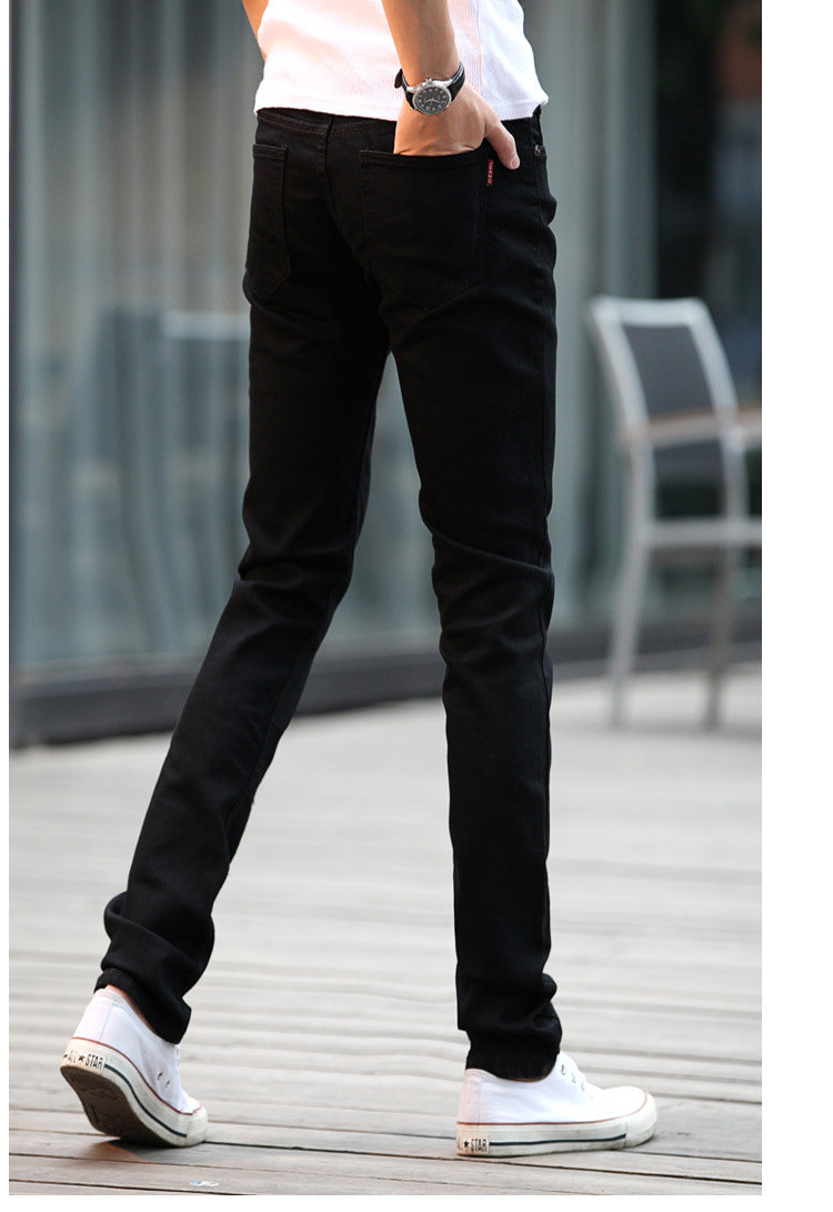 Jeans pour adolescent pieds Slim pour Quatre saisons - Ref 1462631 Image 11