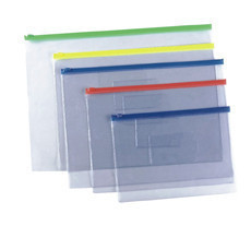 File bag A4 B5 A5 pull bag 14C 18C zipper bag Transparent package bag