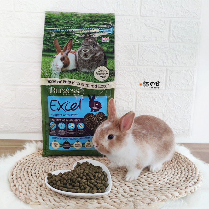 British Bugs young Rabbit dwarf Rabbit Food Burgess Little Rabbit Feed Yig No sugar staple food 2kg22 years August