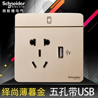 Пять отверстий с одиночным USB (2,1a ремень)