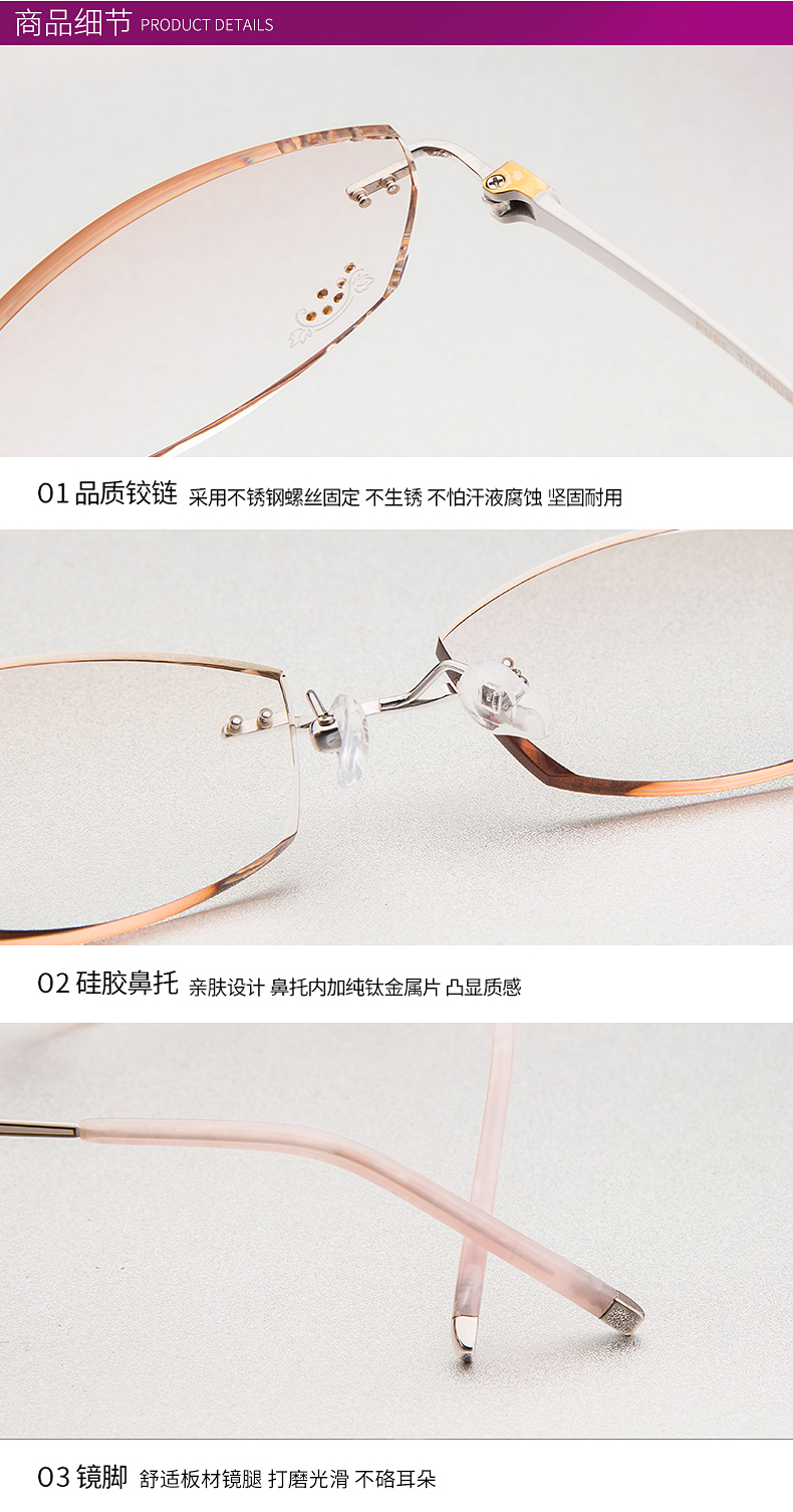 Montures de lunettes en Titane pur - Ref 3139700 Image 14