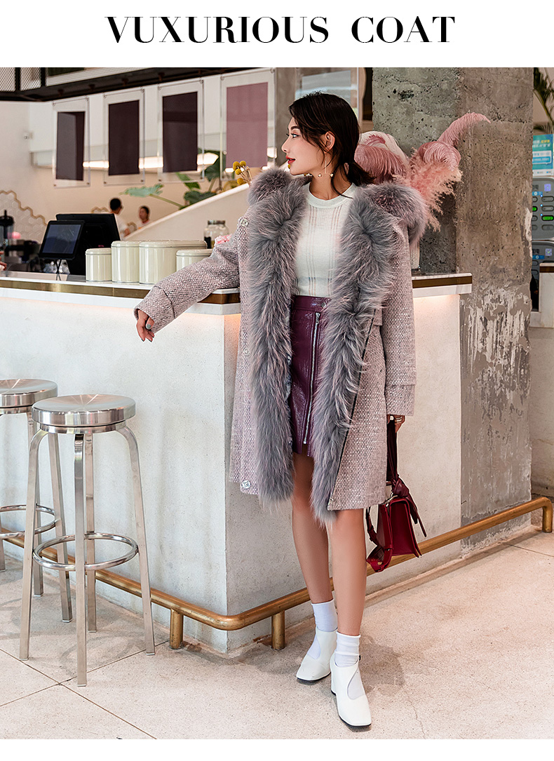 Manteau de fourrure femme - Ref 3175246 Image 8