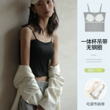 Летний топ с чашечками, базовые короткие вставки в бюстгальтер, сшит из модала, красивая спина