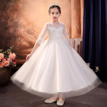 Playboy wedding little girl dress summer dress girl princess skirt shaggy little host performance children's dress