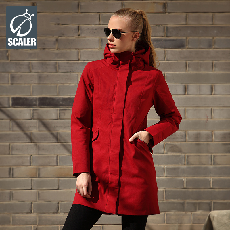 Goose down Siklele outdoor autumn and winter medium long version of down clothing Thickening Waterproof and Assault Clothing F9061596