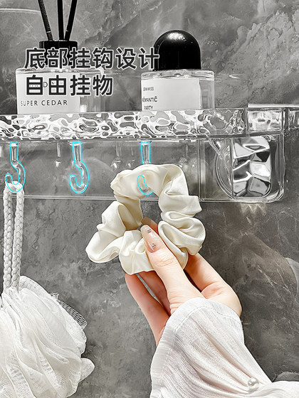 卫生间吸盘置物架壁挂式浴室架子免打孔厕所洗手间洗漱台用品收纳