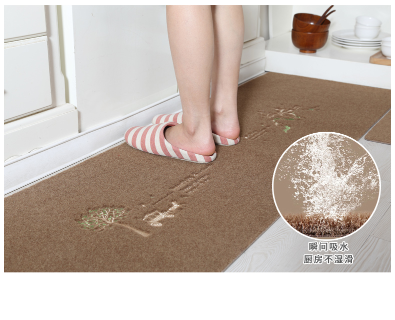 Bán đảo sản phẩm tốt, thảm lối vào, thảm cửa, thảm cửa, sảnh vào, nhà bếp, thảm thấm, thảm phòng tắm, tùy chỉnh thảm gai nhựa