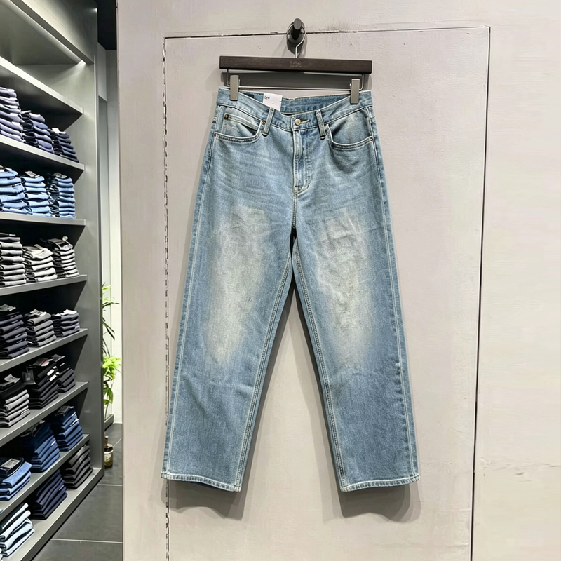Lee's New 761 Series Wide-Leg Slightly Tapered Men's Mid-Waist Jeans Lmb1007613Qj00F-A10203 Lee's New 761 Series Wide-Leg Slightly Tapered Men's Mid-Waist Jeans Lmb1007613Qj00F-A10203