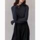 Nude and skin-friendly upgraded version of Meiyabi versatile half turtleneck bottoming shirt for women, just needed for autumn and winter