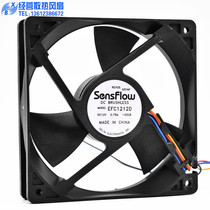 Originally installed Taida EFC1212D 12025 Four-wire PWM intelligent temperature-controlled heat dissipation fan 0 12V 75A