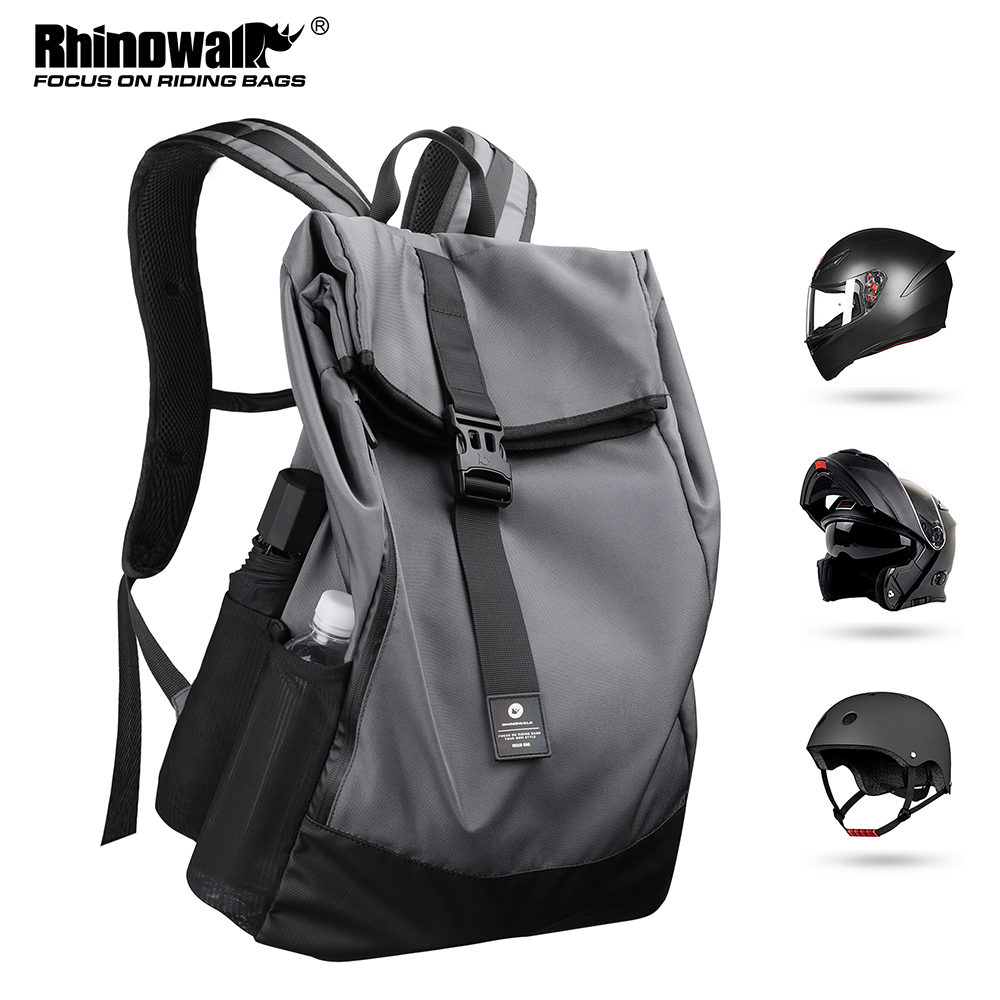 Rhino Locomotive Commuter Safety Helmet Bag Mountaineering Car Road Bike Full Helmet Riding Bag double shoulder basketball Shoulder Bag