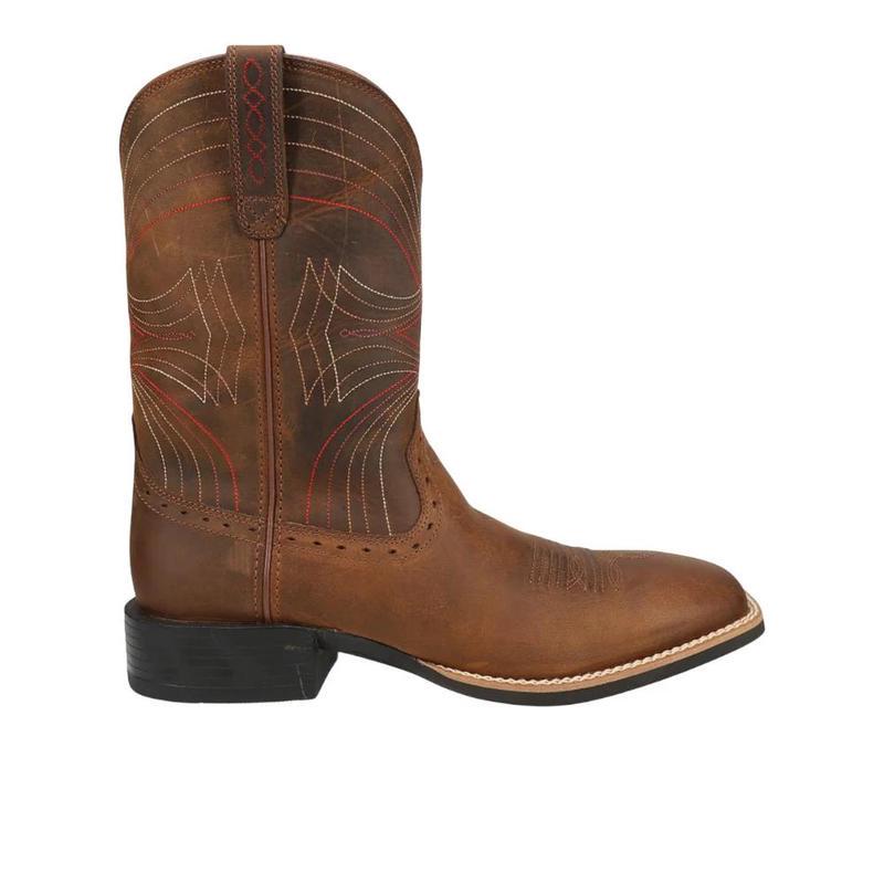 Ariat Men's Cowboy Boots, Breathable, Comfortable, Shock-Absorbing, Lightweight, Durable, Square-Toe, Zippered, Mid-Calf Style