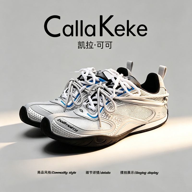 American Calla Keke Silver Forrest Gump Shoes for Men and Women 2026 New Style Sports Breathable Lace-Up Sneakers for Men