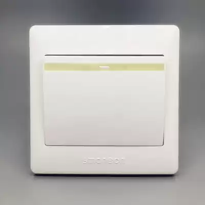 Huayi Matsumoto K5 0 open single control switch one bit 1 billing single joint single control switch panel concealed 86 type