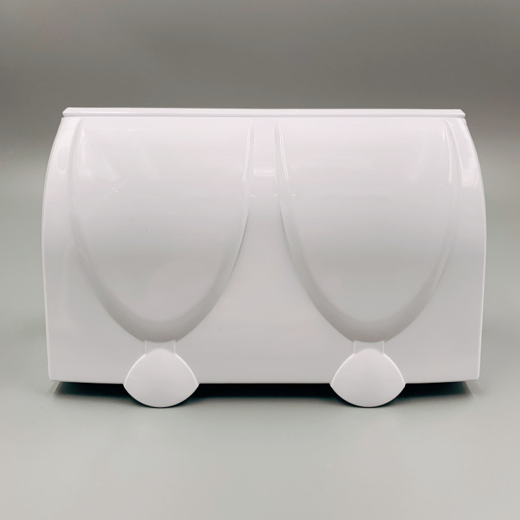 Double 86 type switch socket panel double fit two-to-two bathroom waterproof splash-proof box splash guard switch hood elegant white