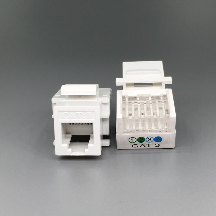 High-quality phone-free module RJ11 voice phone socket module panel cat3 phone module