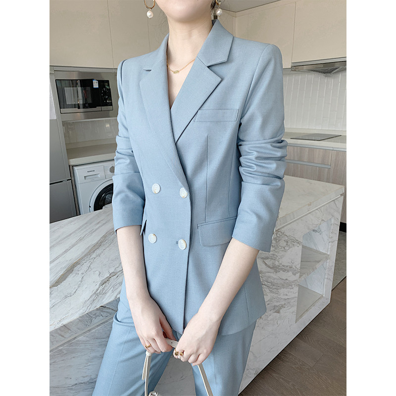 Casual Suits Suit Women's Fall Han Edition Fashion Temperament Inglées the High End Aging Fried Street's Sister West Suit