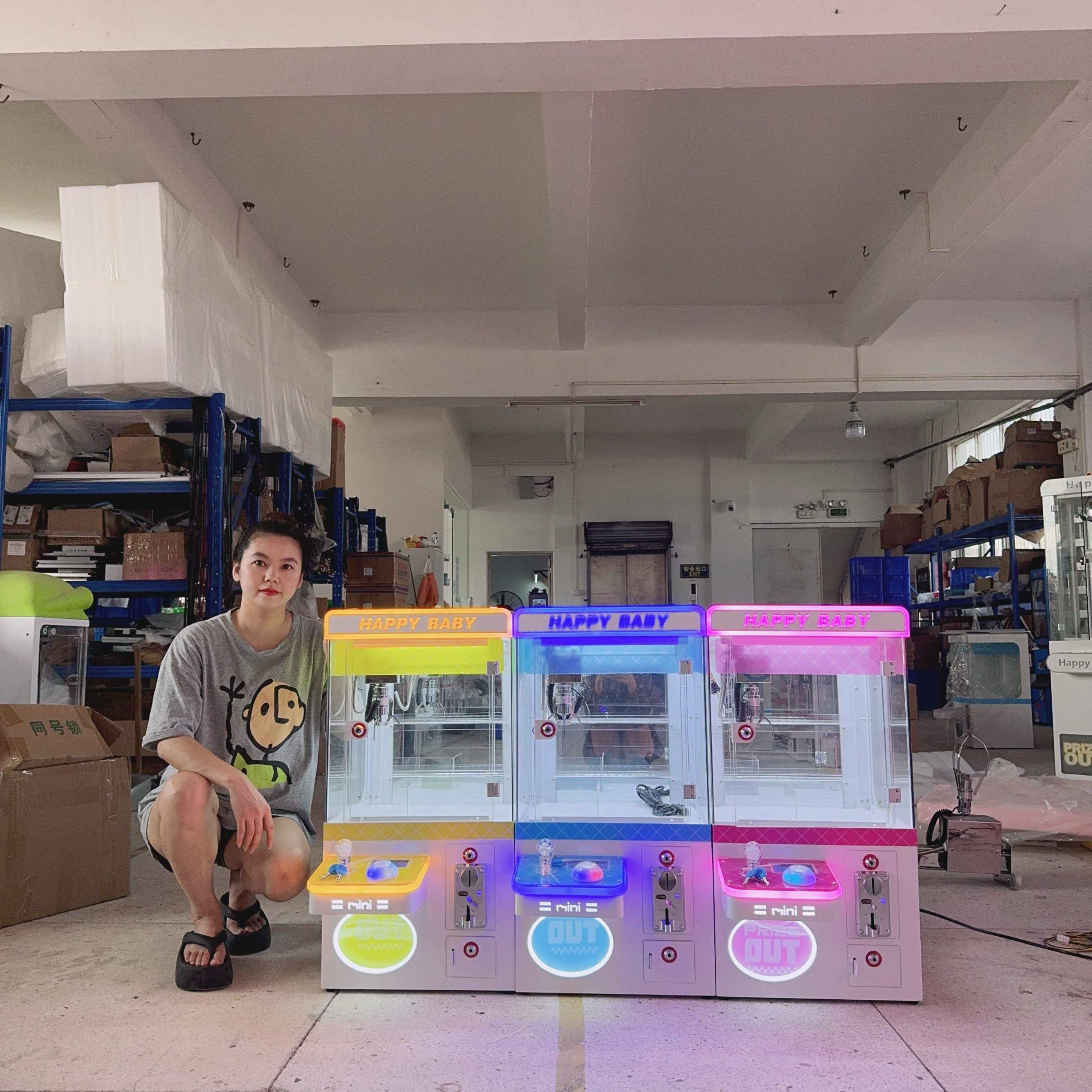 인형뽑기기계 미니 뽑기 기계 오락실 캡슐 조카 키링 사탕 캔디 가챠 코인 뽑기기계 소형-모바일 11번가