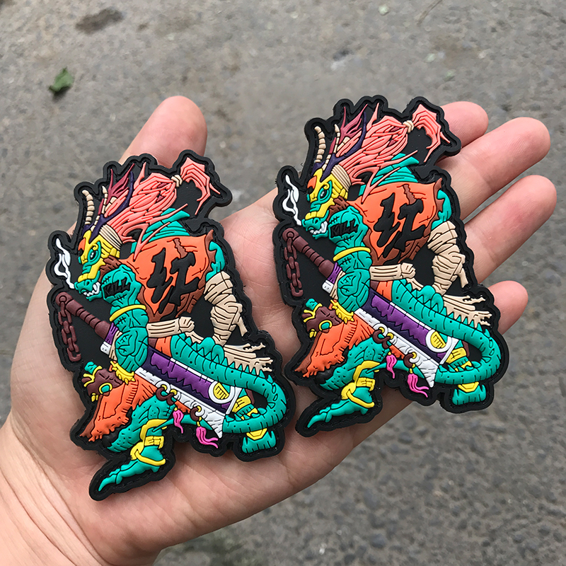 Zodiac Magic Sticker Morale Badge Dragon Chen Dragon Magic Sticker Arm Zhang-Taobao