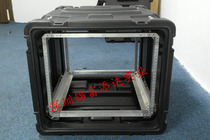 8U PE plastic flight case shock-absorbing box satellite emergency communication video system integrated cabinet vehicle-mounted shock-absorbing cabinet