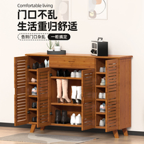 Shoe cabinet home door door integrated wall new 2021 explosions simple entry storage shoe rack storage dustproof