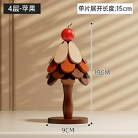 Модель Apple, 4 слоя [импортная твердая древесина, экспортное качество]