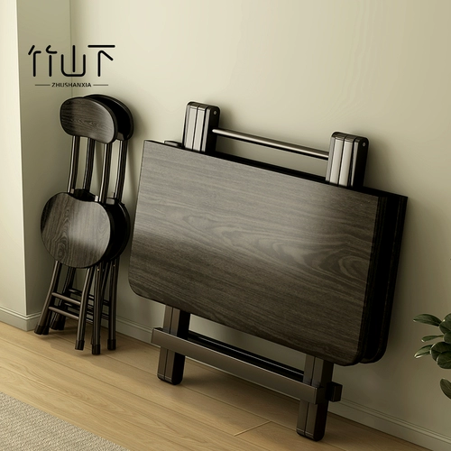 Складной стол, бытовой, небольшой, обеденный стол для квартиры, портативный складной киоск, небольшой квадратный стол, аренда обеденного стола