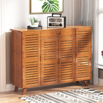 Shoe cabinet household door storage dustproof indoor simple storage rack multi-layer beautiful economical nanzhu shoe rack