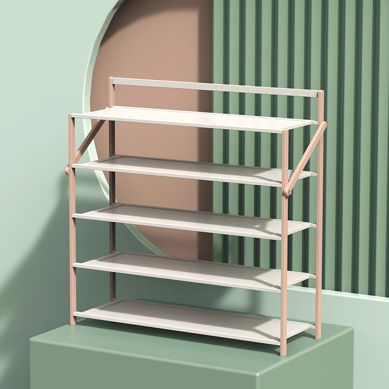 Shoe rack doorway Small and narrow Easy-to-mount Laminated Stratix Lamini Children Ins Nets Red Province Space Multilayer Shoe Cabinet