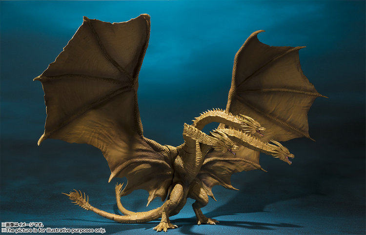 Bandai SHM Godzilla 2 2019 King of Monsters Ghidorah Three-Headed Behemoth Arrives