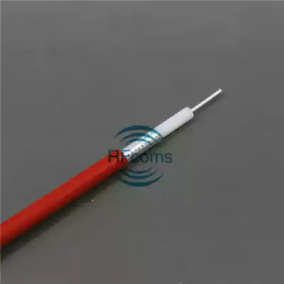 RG405 -2 semi-soft MF405 086 cable Red FEP sheath (temperature resistance-55~160 degrees)