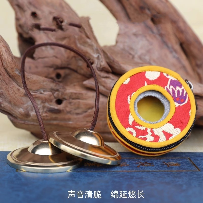 探寻神秘之声：芳鸥民族打击乐器中的尼泊尔手工碰铃与密宗法器-碰钟-淘宝百科网