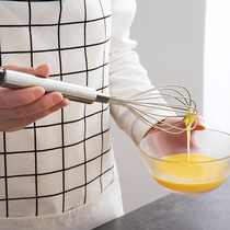 Manual Eggbeater Stainless Steel Egg Stirrers Home Stir Stick Mini Baking Spoiler Cream Whipped Cream Fuser