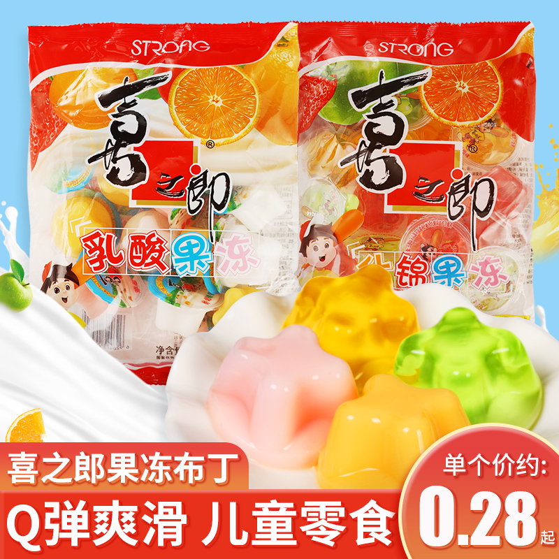 Kishiro assorted juice jelly 360g lactic acid sucking pulp jelly pudding loose children's snacks whole carton