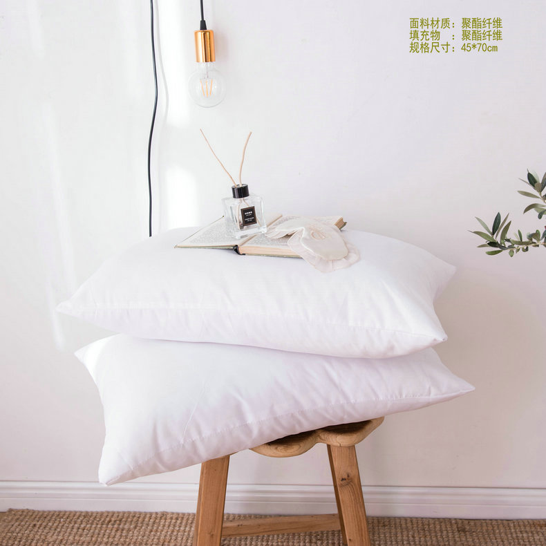 Gối khách sạn gối sợi đàn hồi trắng và bữa sáng INS đơn gối nhỏ gọn Bắc Âu Độc tải - Gối gối vỏ đỗ