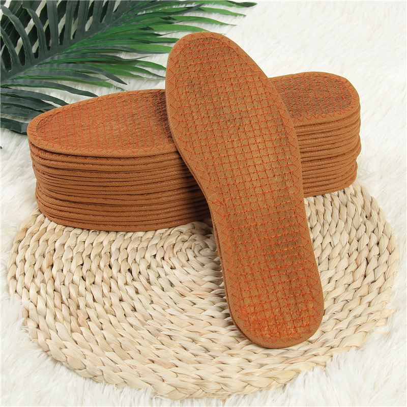 Brown insole Deodorant Male Insole Deodorant and sweat-and-man Deodorant Insole Mountain Palm Brown Cushion Shoes Mat rice dumplings Brown Silk-Taobao