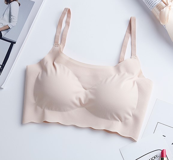 Mô hình vụ nổ Phụ nữ đồ lót Nhật Bản không có vòng thép thu thập áo ngực chống sốc mà không có dấu vết kích thước lớn chạy vest yoga thể thao quần lót bầu