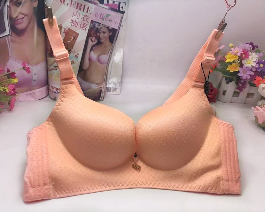Manshabes Nàng tiên cá BC Cup No Trace No Steel Ring Bra Thở Thu thập có thể điều chỉnh Bra Đồ lót Bra áo lót nữ